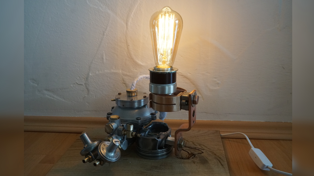 Steampunk Lampe